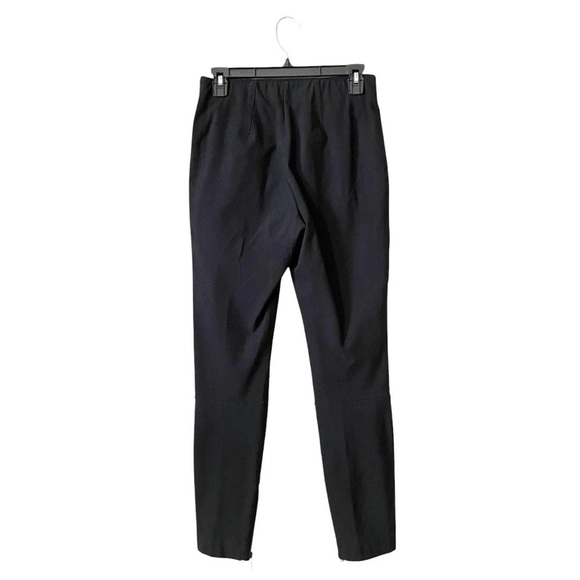 Rag & Bone New York Pants Women's Size 8 Black Ponte Skinny Ankle Zip Stretch - Picture 3 of 6